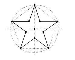 Croe五角星二维图建模教程