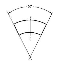 图5 标注角度的尺寸界线画法