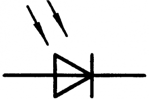 光电二极管图形符号