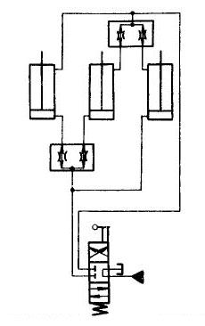 液压同步控制回路原理分析