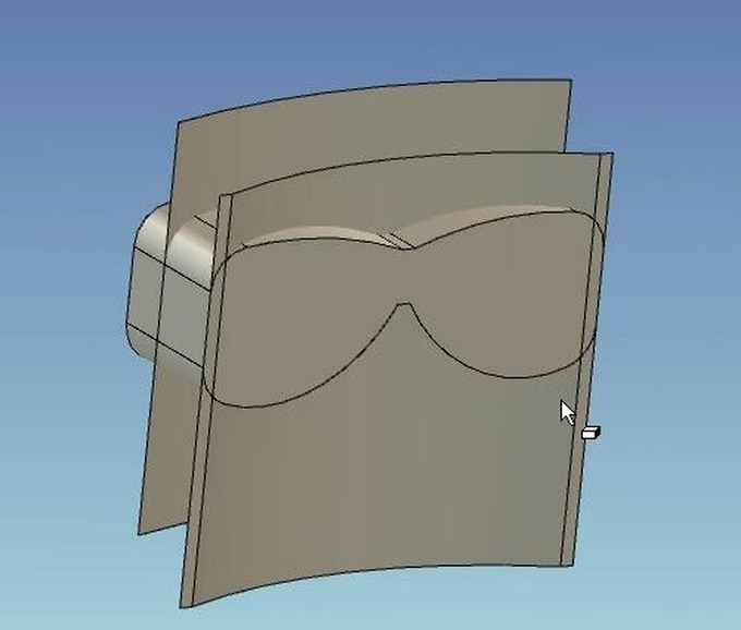 CAXA 3D建模入门实例教程——医用护目镜