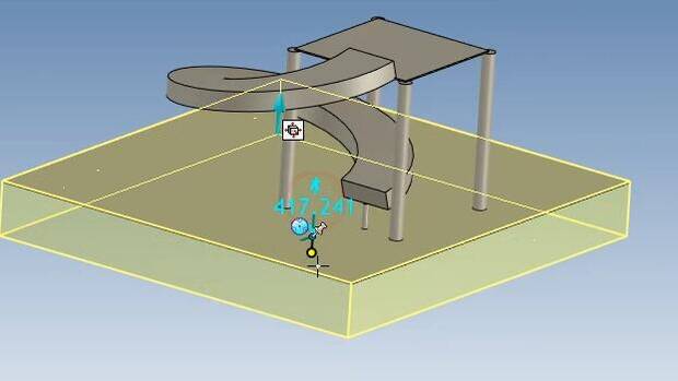 CAXA 3D建模入门实例教程—儿童滑梯