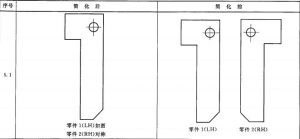 图1.左右手零件和装配件（镜像零件）简化表示